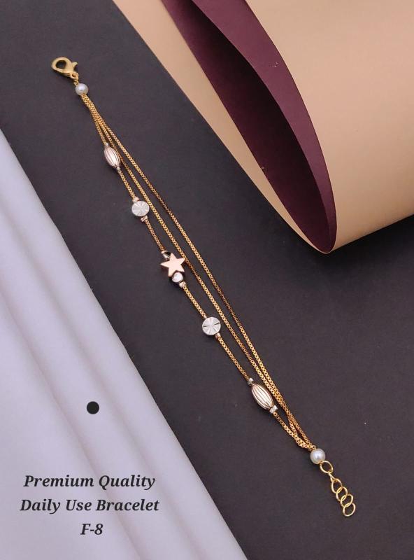 Premium quality daily use bracelet F 8 Artificial diamond jewellery in Kolkata